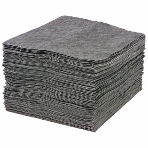 Item #13223 - Gray Universal Laminated Absorbent Pads, 15″ x 18", Heavy Weight