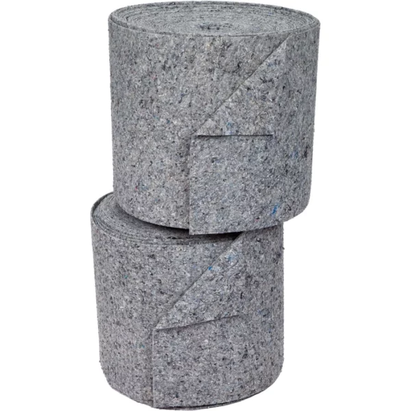 Item #TR18-144 - Gray Universal Recycled Industrial Tuff Rug Rolls, 18" x 144'