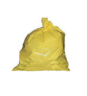 Item #91002 - Yellow Disposable Bags, 33gal