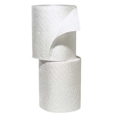 Item #13091 - White Oil Only FineFiber Absorbent Roll, 15″ x 150′, Heavy Weight