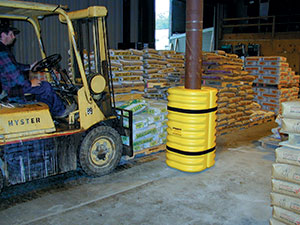 Item #1706 - Yellow 42" Column Protector, Fits 6" Columns