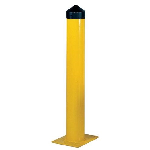 Item #1744 - Yellow Bollard Post, 42" x 4" Round