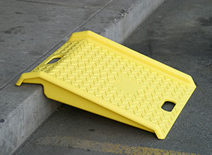 Item #1794 - Yellow Poly Curb Ramp