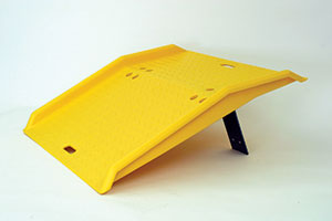 Item #1795 - Yellow Plastic Portable Dock Plate