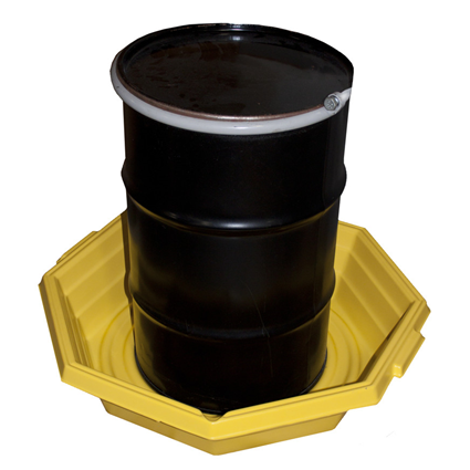 Item #A8091 - Yellow Drums Up Containment Tray