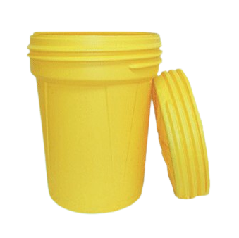 Item #1600SL - Yellow 30 Gallon Lab Pack Drum