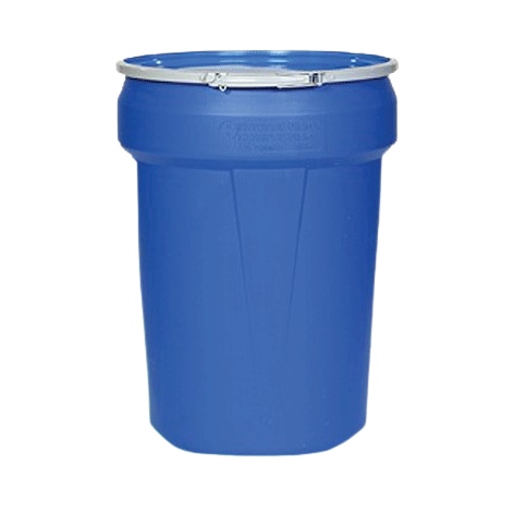 Item #1601MB - Blue 30 Gallon Lab Pack, Open Head Drum