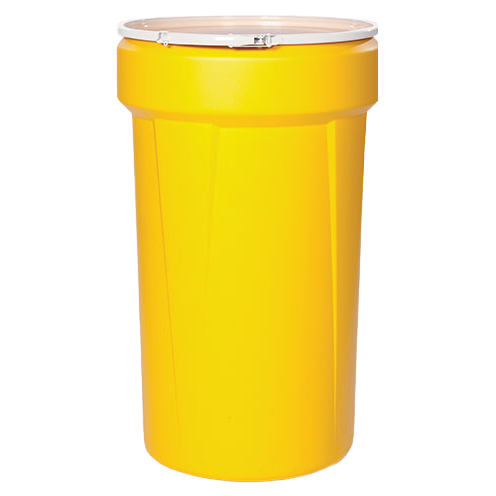 Item #1610 - Yellow 14 Gallon Lab Pack, Open Head Drum