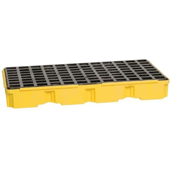 Item #1632 - Yellow 2 Drum Modular Spill Containment Platform