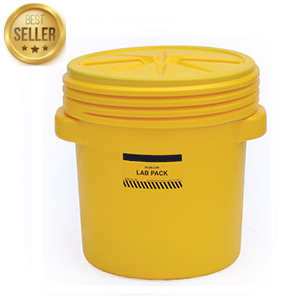 Item #1650 - Yellow 20 Gallon Lab Pack Drum