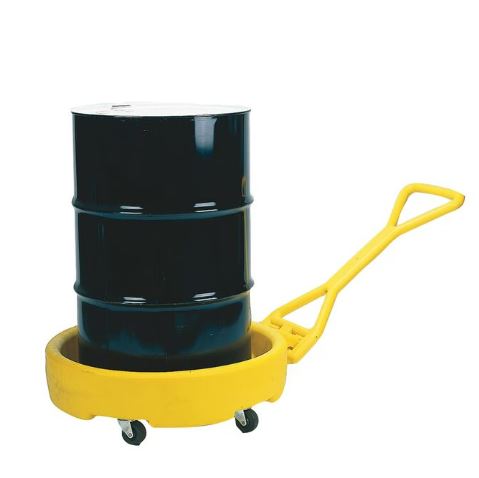 Item #1613 - Yellow Plastic Dolly with Handle