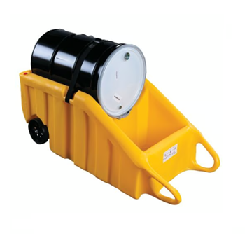 Item #1617 - Yellow 55 Gallon Drum Containment Dolly