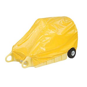 Item #T-8609 - Yellow Drum Dolly Tarp Cover