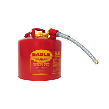 Item #U2-51-S - Red 5 Gallon Steel Safety Can for Flammables