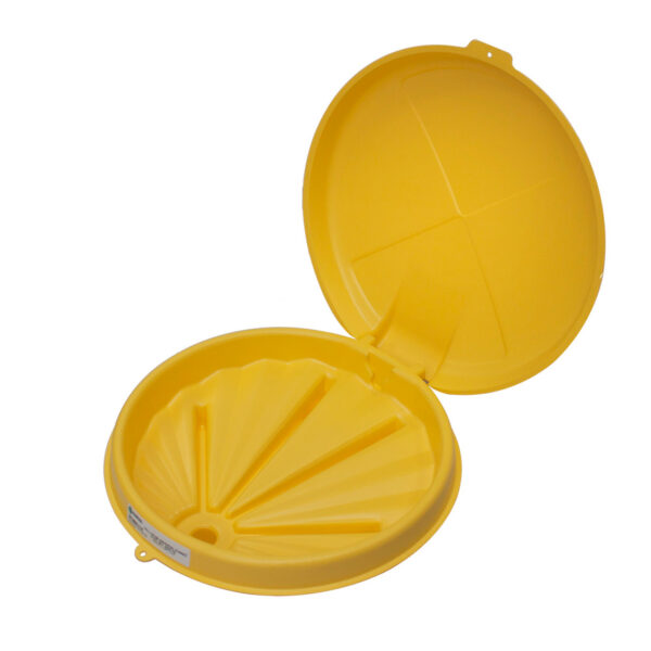 Item #A3040 - Yellow Universal Poly Drum Funnel Cover