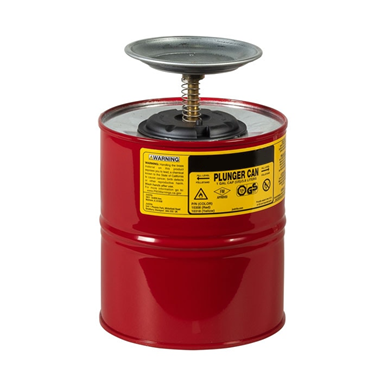 Item #1GASC - 1 Gallon Steel Plunger Dispensing Can