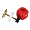Item #1QT-POLY-SC-RED - 1 Quart Plastic Plunger Dispensing Can - Image 2